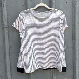Lisa Todd Striped wide tee, size M